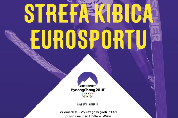 Plakat promujący Strefę Kibica Eurosportu